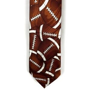 Men's Football Steve Harris Handmade Novelty Tie NFL College Coach Dad Teacher